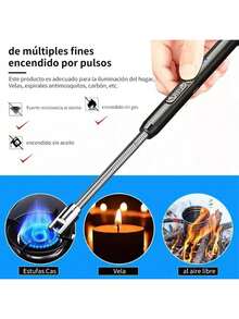Electronic Lighter, USB Charging, Travel, Home, Kitchen, C - 紅色 - 查看 7