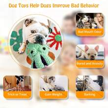 Octopus Dog Plush Toy Sound Interactive Boredom Relief Companion Pet Large Dog Anti-Demolition Home-Happy Puppies Playing. - Random Color Pineapple Velvet Octopus - View 7