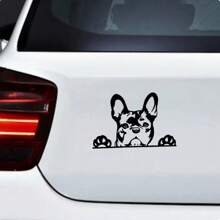 1 pieza Calcomanía reflectante para carro con estampado de perro - Multicolor - Ver 4