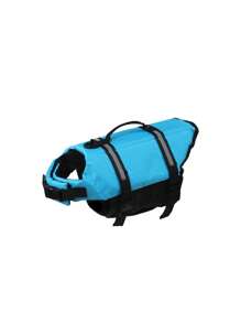 BJAYPET 1 件宠物救生衣，适合小型和中型犬的狗狗游泳背心，夏季游泳衣宠物用品 - 藍色 - 查看 6