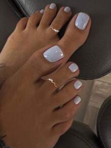 1 件 925 纯银波浪可调节脚趾环 适合时尚女士派对朋克精美珠宝配饰 珠宝时尚配饰创意礼物