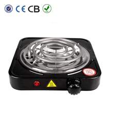 Outdoor Single/Double Electric Burner Stove Hot Plate Cooktop Cooking Stove For Picnic Camping Fishing Kitchen - 美規A型插(110-127V) - 查看 4
