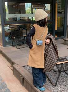 Bolso de cintura mini bordado a la moda, tamaño súper compacto, apenas puede caber algo - A - Ver 4
