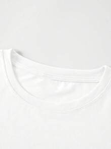 加大码 3 件套 黑色、白色和灰色 英文纽约和布鲁克林字母印花短袖 T 恤