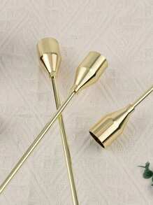 3 stuks metalen kaarsenhouder decoratieve accenten voor thuis, slaapkamer, woonkamer