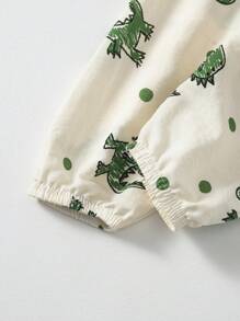 Young Boy 3pcs/Pack Cartoon Pattern Anti-Mosquito Ankle Length Pants - Multicolor - View 8