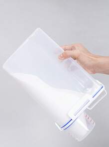 1 pièce Boîte de rangement pour poudre à lessive, utilisée pour stocker la poudre détergente, la poudre de savon, le conteneur de détergent liquide, pour un usage domestique