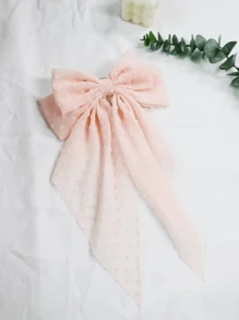 1/2 chiếc nơ trang trí rèm cửa, kẹp tóc nơ lớn, kẹp tóc bằng vải satin lụa cỡ lớn - Nhiều màu - Xem 5