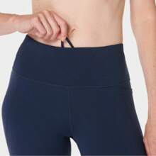 Sweaty Betty Power 7/8 Workout Leggings - Navy Blue - View 5