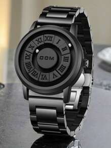 DOM Men's Watch, Mirrorless Magnetic Levitation Magnetic Steel Ball Quartz Waterproof Fashionable Personalized Men's Watch, Suitable As Christmas Gift For Family And Friends - Shape - View 3