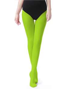 1 Pair Plain Color Tights, Yoga Dance Sports Socks - Multicolor - View 31