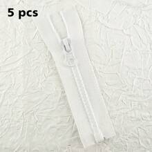 5 peças sortidas cores pequeno zíper puxador, #5 bobina resina zíper aberto para roupas de animais de estimação, bonecas, artesanato, bolsas faça você mesmo, multicolorido - 5#resina - Ver 12