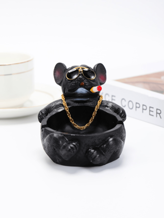 1pc Dog Design Ashtray, Modern Animal Design Home Ashtray For Household, Back To School Supplies