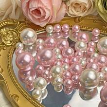 95pcs Artificial Floating Pearls Vase Filler, Shiny Pearl Beads For Wedding, Birthday, Anniversary, Christmas Centerpiece Decoration, Cobalt Blue, 20mm, 14mm, 8mm Gifts Graduation Home Decor Room Decor Flower Vase Glass Vase