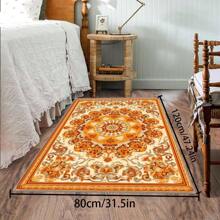 Crystal Velvet 700g/Sqm Dotted Bottom 5mm Thick Area Rug, Bohemian Style Solid Color Carpet, Soft Anti-Slip Washable Rug, Suitable For Indoor & Outdoor, Living Room, Bedroom, Kitchen, Office, Home Decor Back To School