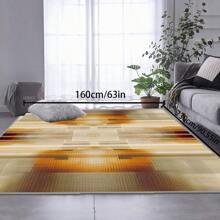 Bohemian Style Solid-Color Area Rug, 700g/Sq.M Crystal Velvet Backing, 5mm Thickness, Soft Anti-Slip Washable Carpet For Living Room, Bedroom, Kitchen, Office, Indoor & Outdoor Use