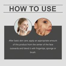 哑光无瑕粉底液，轻松打造自然肤色，遮瑕滋养，持久不脱皮 - 彩色 - 查看 3