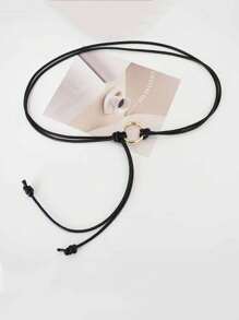 1 件女士精致皮革绳腰带，结饰腰带，适合连衣裙，春夏季 - 彩色 - 查看 10