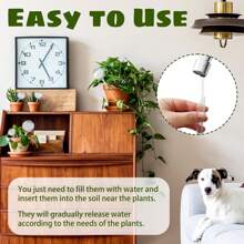 1/5/10Pcs Automatic Plant Water Feeder, Self Watering Plastic Ball, Garden Plant Self-Watering Bulbs, Plastic Plant Automatic Water Devices For Indoor Outdoor Potter Plants, Suitable For Flowers And Vegetables, Flowerpot Drip Irrigation Device