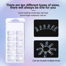 Limegirl 50pcs Gel Nail Polish Set, Includes UV Lamp Starter Kit And Nail Drill, 10 Colors Gel Polish, 4 Colors Extension Gel, 2 Bottles Base And Top Coat, Rhinestone Nail Art Kit, Gift For Women - Multicolor - View 7