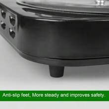 Outdoor Single/Double Electric Burner Stove Hot Plate Cooktop Cooking Stove For Picnic Camping Fishing Kitchen - 美規A型插(110-127V) - 查看 9