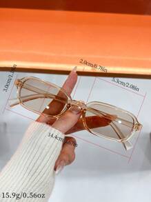 Set de 6 gafas ovaladas vintage y retro, de aspecto elegante para mujer, ideales para verano, playa, al aire libre y viajes - Multicolor - Ver 6