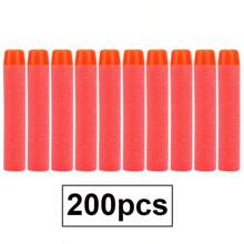 50/100/200pcs Toy Foam Bullet Set, Children Toy Foam , Soft Foam Bullets, Dart Refills, Easter Stocking Stuffers, Dart Bullet Set, Outdoor Toy Refills, Bullet Refill Pack