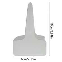 100pcs Garden Plant Labels Markers, Stake In Ground Plant Tags, 3D Labels, Flower Tags - White - View 2