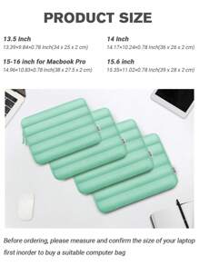 TECOOL Puffy Protective Laptop Sleeve 13.5 14 15 16 Inch,Laptop Bag Compatible With Macbook Air 13 15 M1 M2 2012-2023, Pro 13 14 15 2010-2022,14-16 Chromebook Surface Notebook,Soft Fluffy Inner Lining, Waterproof Laptop Case