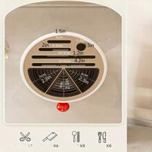 Highly Attractive 360° Rotating Knife Rack, Multifunctional Kitchen Countertop Large Capacity Knife & Chopstick Holder - Multicolor - View 6