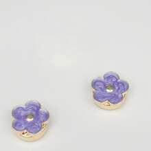 2 abotoaduras elegantes com flores, botões de camisa elegantes, capas de botões femininas de cores claras; processo avançado de galvanoplastia, base de cobre, botões de camisa masculinos e femininos. Adequado para ocasiões formais, uso diário, presentes para amigos, presentes de Natal.
