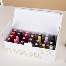 Estuche De 28pcs Gel Semipermanente JR 10ml Uñas - GAMA B - Ver 2