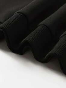 Mini Bunny Hoodie, Pregnancy Unisex Hoodie, Easter Expecting Mini Xmas Hoodie, Easter Mini Hoodie, Easter Mom Hoodie, Mama Bunny Easter EW-1529 - 黑色 - 查看 2