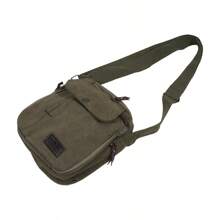 男士帆布斜挎包：带有多个口袋的时尚单肩包 - 非常适合户外旅行！