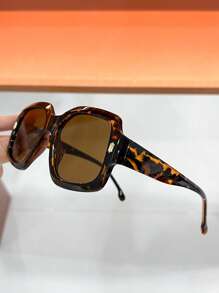 1 Pc Geometric Polygon Design Casual PC (Polycarbonate) Women Fashion Eyeglasses, Versatile For Daily, Party, Travel
