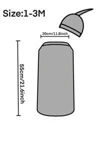 2 件套新生儿襁褓毯和帽子，可爱恐龙印花，柔软舒适，婴儿洗礼礼物，春季/秋季 - 彩色 - 查看 6