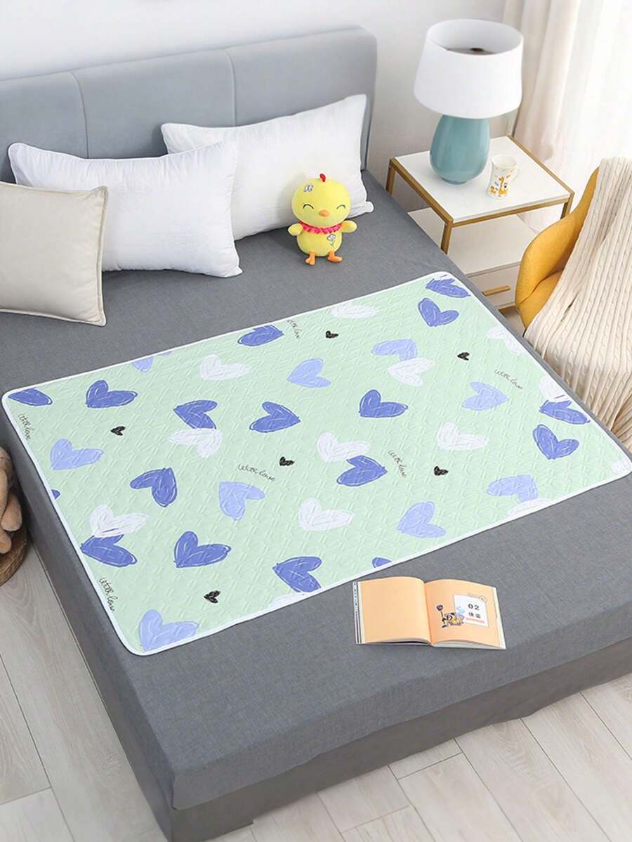 可重复使用防漏月经垫，防水可洗床垫保护垫，适用于女性经期、尿失禁、尿床，成人及老年人均可使用 - 彩色 - 查看 1