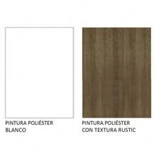 Armario De Cocina Completo Madesa 260cm Topazio 01 Blanco/Marrón - Marrom y Blanco - Ver 10