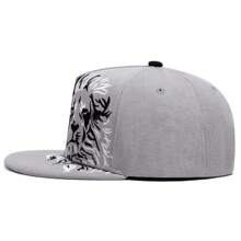 1pc Fashionable Lion Embroidery Unisex Adjustable Baseball Cap, Casual Hip Hop Snapback Hat For Outdoor, Beach, Party, Suitable For Spring, Summer, Autumn And Winter - Lion - View 4