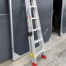 1 Pair Of Stabilizer Legs For Extension Ladders With Anti-Slip Rubber Feet, Supporting Up To 440 Lbs Load Capacity