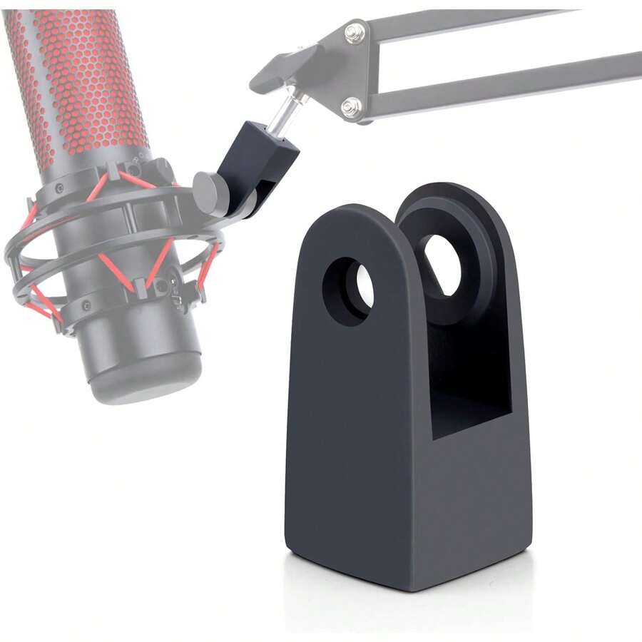 YOUSHARES Microphone Mount Adapter For HyperX QuadCast Boom Arm - 3/8" Screw Adapter, Precise And Wobble-Free Connections, Designed For HyperX QuadCast Mic - Boom Arm Adapter - View 1