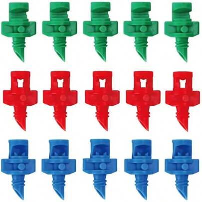 Boquilla rociadora, atomizador micro de 90°, 180°, 360°, transmisor de riego por goteo, transmisor de riego por aspersión de refracción, apto para jardinería, agricultura y césped