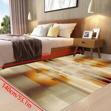 Bohemian Style Solid-Color Area Rug, 700g/Sq.M Crystal Velvet Backing, 5mm Thickness, Soft Anti-Slip Washable Carpet For Living Room, Bedroom, Kitchen, Office, Indoor & Outdoor Use