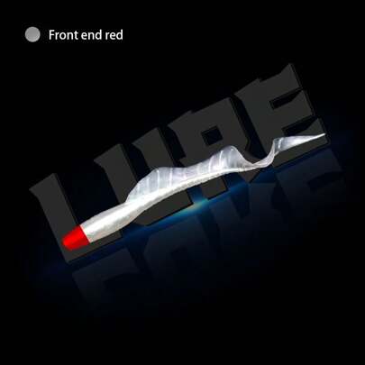 10 piezas de 6 cm/8 cm Señuelo de plástico blando tipo oruga multicolor - Acción de natación realista para lubina, trucha y talla grande peces de agua dulce y salada