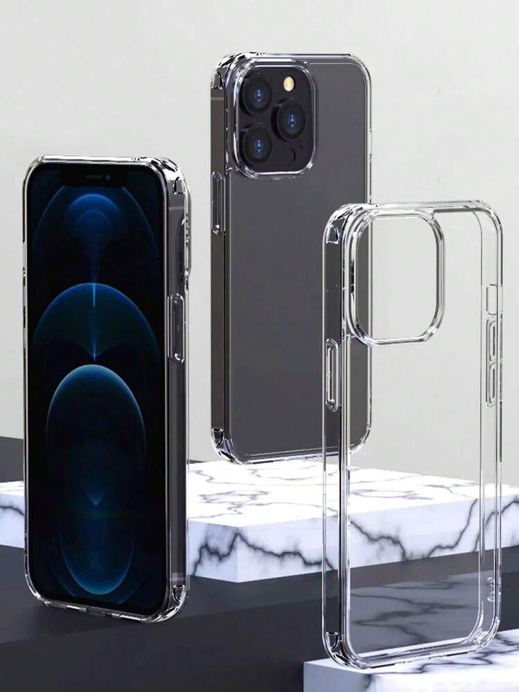 Mkeke 兼容 16 透明手机壳，[不变黄] [16 英尺军用级防摔保护]，超薄透明 16 手机壳，兼容 Apple 16，带防震保险杠 2025 防水防摔防刮 - 無色 - 查看 1