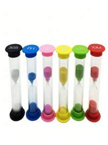 6pcs Timer Set, 30 Second, 1, 2, 3, 4, 5, 10 Minute Timers, Creative Desktop Toy Gift, Suitable For Teenagers, Time Management And Stress Relief (Random Color) Timer, Pressure Ball, Calm Corner Holiday Gift, Birthday Gift - Multicolor - View 9