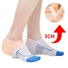 NetHong 3cm Invisible Height Insoles Heel Pad Sock Liners Increase Increasing Shoe UK - Beige - View 7