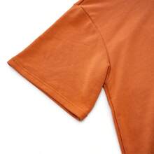 Vans 男士涂鸦印花卫衣，休闲运动时尚套头衫 VN000GR4EHC - 橘色 - 查看 4