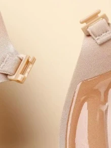 Áo ngực dán dày 3CM, Áo ngực nhỏ hở lưng không dây, Áo ngực vô hình, Áo ngực nâng ngực có thể tái sử dụng, 1 chiếc màu be - Màu be - Xem 6