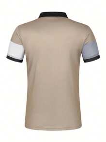 Men's Fashionable Business Casual Short Sleeve Polo Shirts